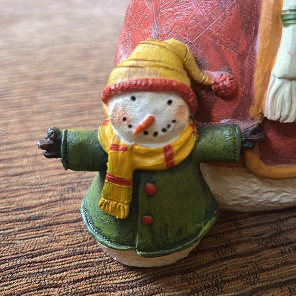 Resin little bird snowman family holiday decor/christmas deco - Picture 5 of 10